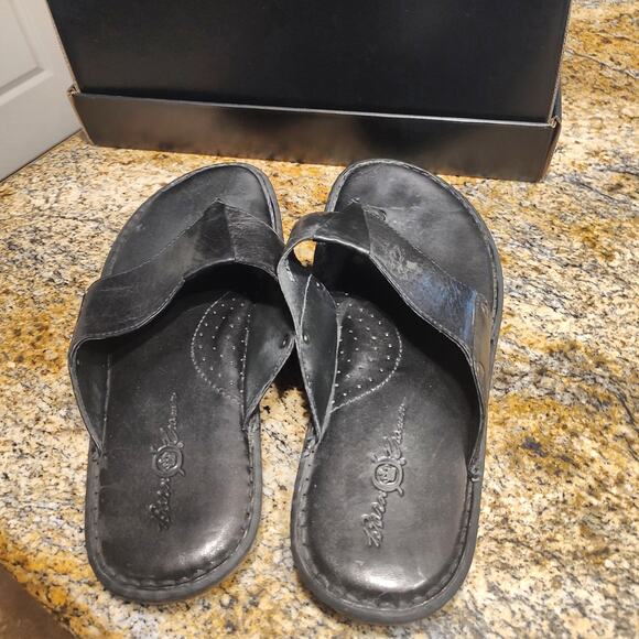 Rare Born Monroe Black Sandals Size 11 USA Model M3722 main image 5